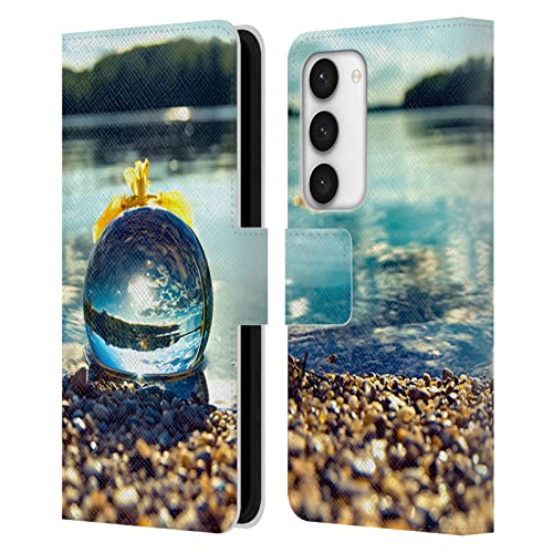 Étui portefeuille Samsung S23 5G Simone Gatterwe en cuir Head Case Designs