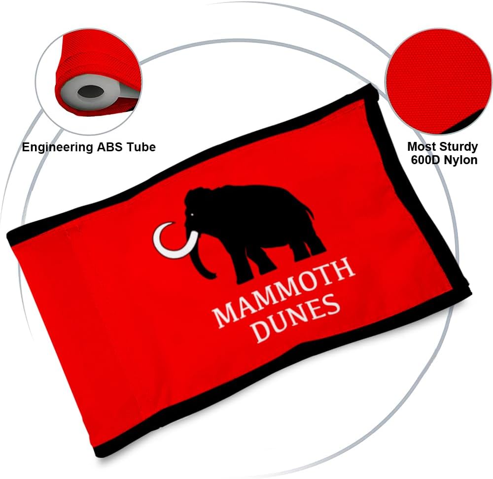 Mammoth Dunes Wisconsin Sand Valley Golf Pin PGA Flag Practic Putting Green Golf Flag For Backyard Garden Double-Sewn 600D Nylon Miniature Pin Flag Regulation Tube Flag(20"X13")