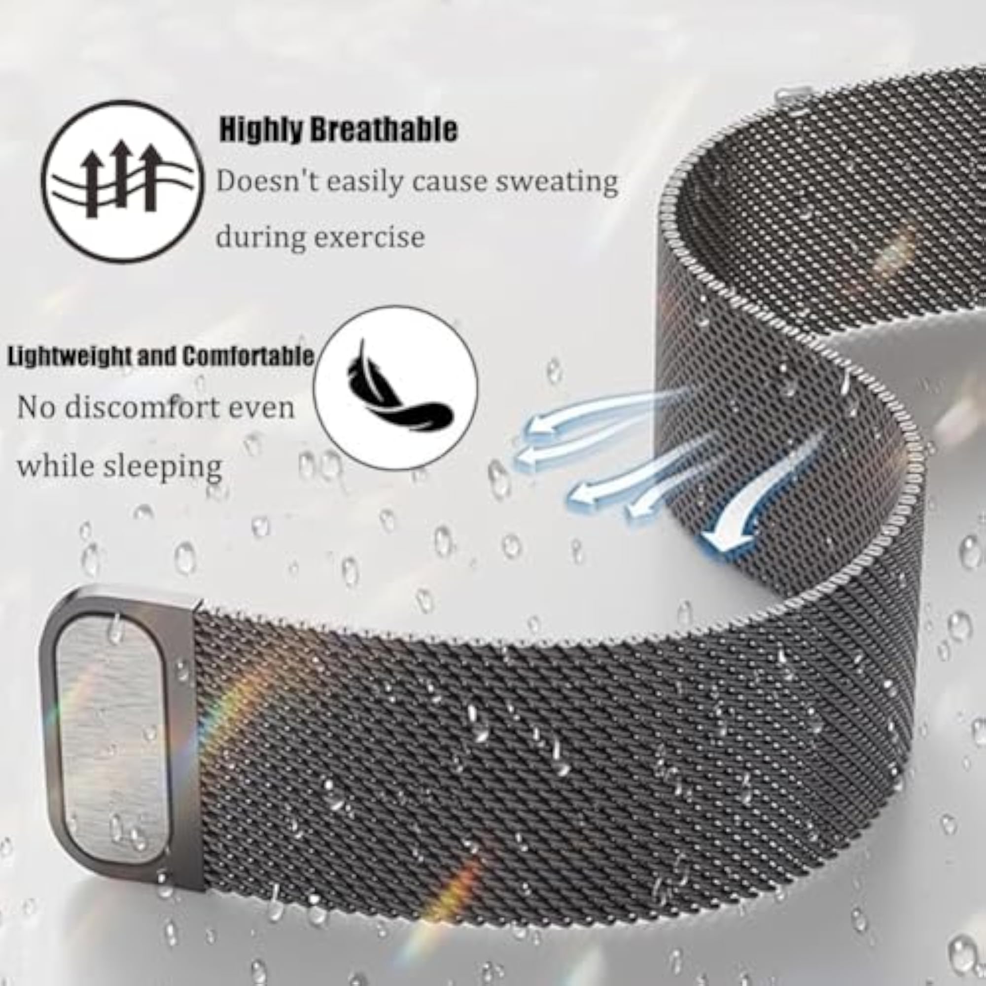 Quick Release Watch Straps with Strong Magnetic Clasp