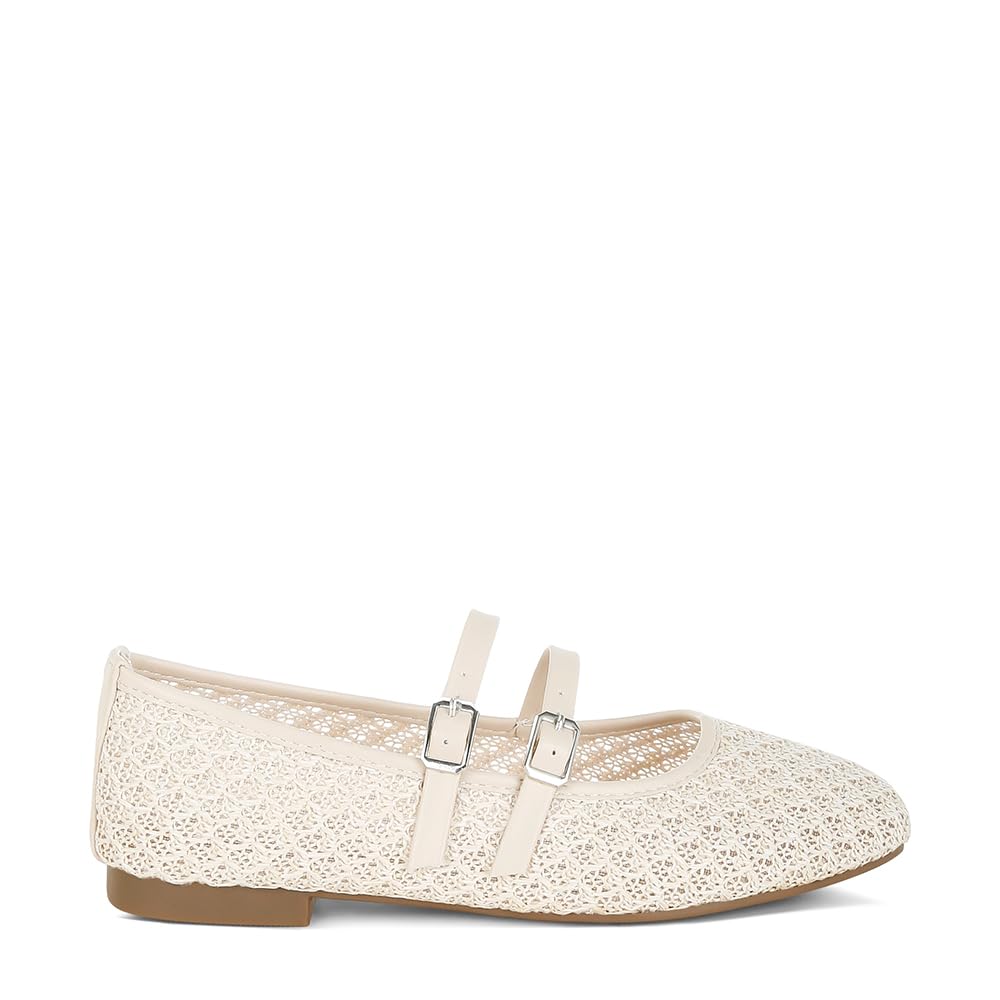 Women Pin Buckle Strapped Ballerinas | Elegant & Comfortable Fashion Footwear for Women | Trendy Stylish Design for Party, Casual & Formal Wear-image-34