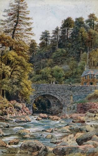 Tableau Pont Aberglaslyn affiche décoration murale salon toile Alfred R. Quinton