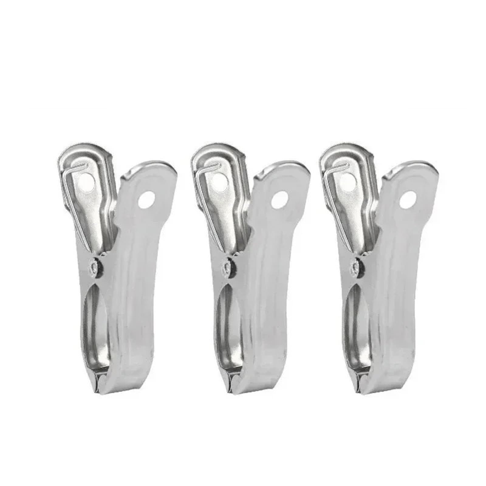 8Pcs Large Towel Clips Stainless Steel Multipurpose Clothespins Clothes Pegs Pins Hanger Clamp Home Storage Accessories Stainless Steel Clothes Peg