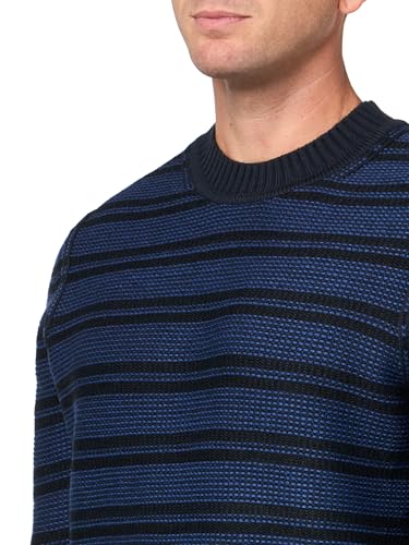 BOSS Men's Small Block Stripe Wool Blend Sweater3