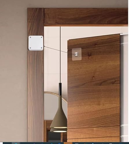 El-Bazaar Punch-Free Automatic Door Closer, Multifunctional Automatic Door Closer, Residential Commercial Auto Door Closer With Drawstring, Closer Door For Internal, White #TOP18