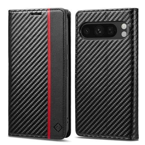 Étui de protection Google Pixel 9 antichoc avec clapet porte-cartes