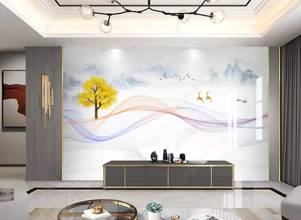 Papier peint intissé fumée 450x315 cm pose facile sans bulle