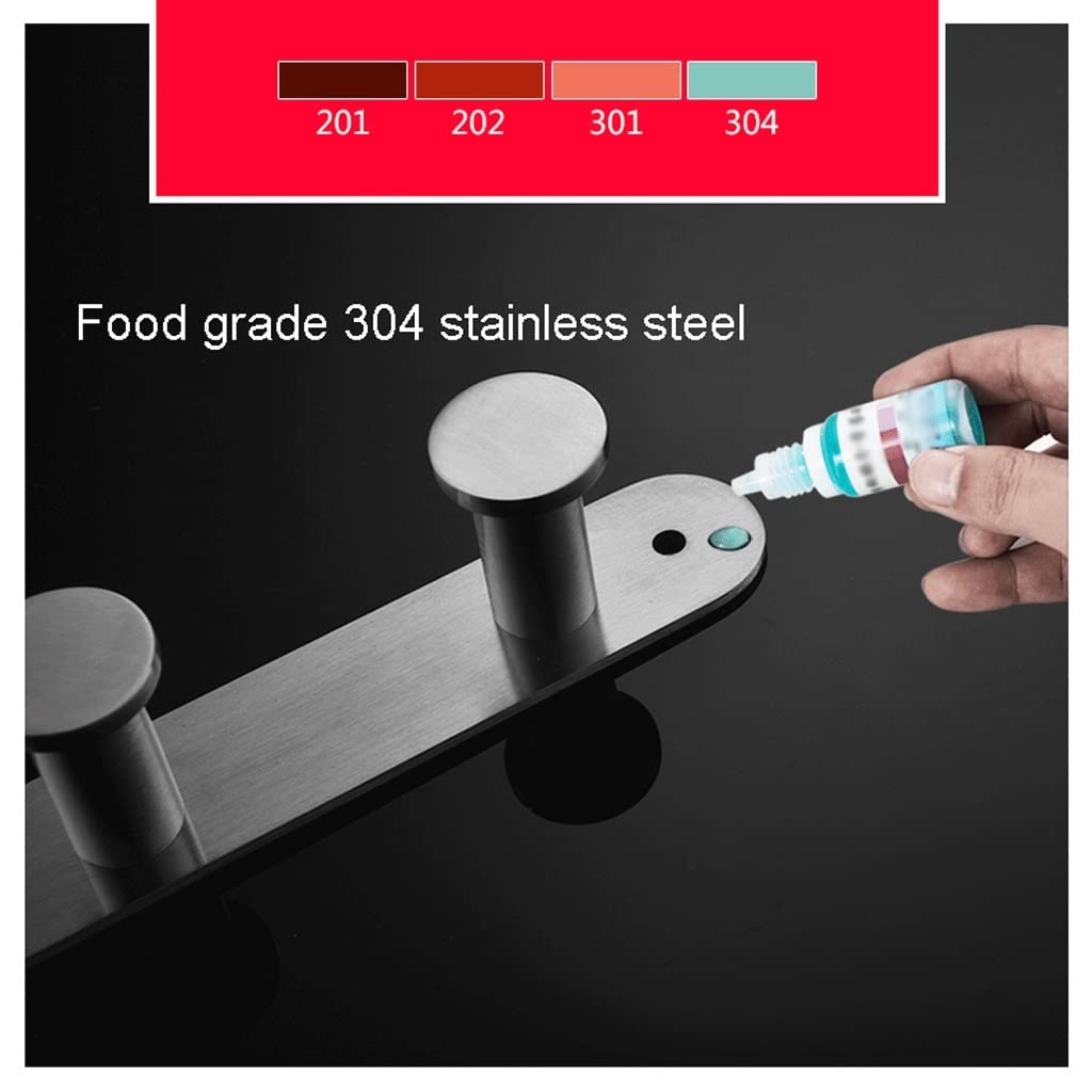 Percheros Para Colgar Abrigos Gancio in acciaio inossidabile Gancio da bagno for bagno rastrellone for bagno for il gancio da letto for il soggiorno gancio for cappotto montato a parete Perchero Para