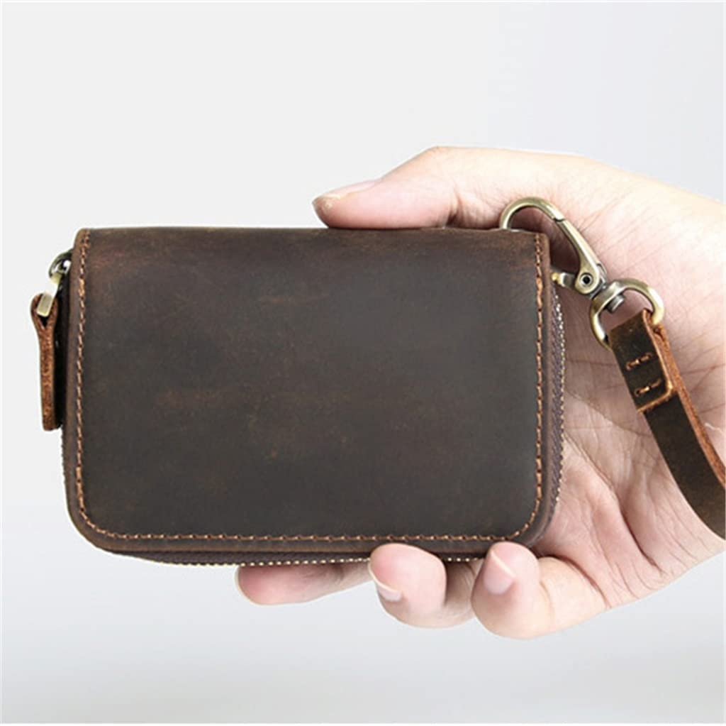 Portachiavi in Pelle con Fibbia per Uomo e Donna: Un Accessorio Pratico ed Elegante per Le tue Chiavi e Piccoli Oggetti essenziali11 cm*7,5 cm*4 cm A