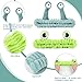 Molain 2Pcs Frog Headband for Face Wash, Spa Hair Bands, Makeup, Women's Cartoon Cute Coral Fleece Elastic Creative Hair Accessories for Washing Face, Shower, Sports, Beauty, Skincare