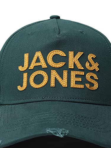 Buy JACK & JONES Men's Cotton Baseball Cap with Adjustable Back Closure | Unisex Cap Forest Night at Amazon.in - Image 6