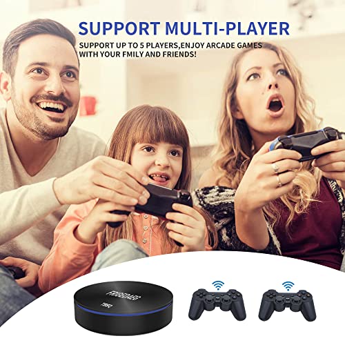 T95Q Retro Game Console, Built-In 60,000+ Classic Games, Emulator Console Compatible With Psp/Ps1/Arcade/Mame, Support 8K Hd Output (256) #TOP4