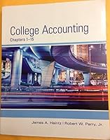 College Accounting 1285888529 Book Cover