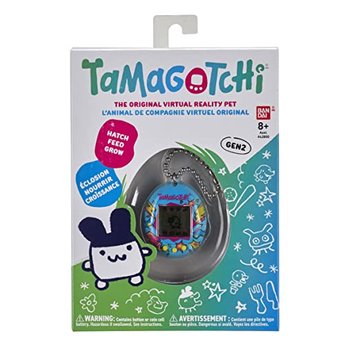 BANDAI - Tamagotchi Original Lightning - Mascota Virtual, Azul (42923NBNP)