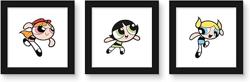 Miniatura 1 de Trends International Gallery Pops Cartoon Network The Powerpuff Girls - Character Wall Art Bundle (3-Pack)
