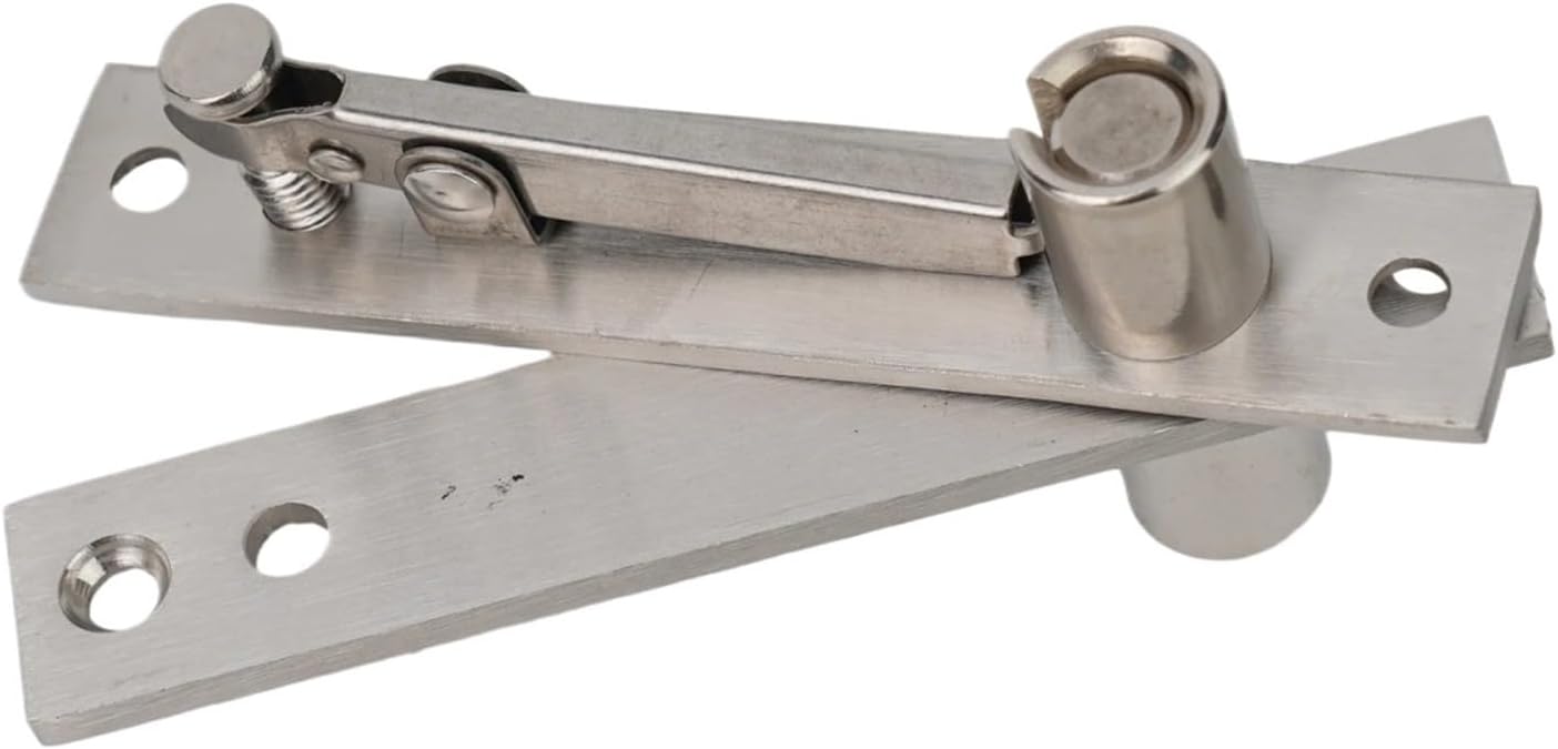 1pc Door Pivot Hinges Degree Rotating Axis Conceal Hinges Heavy Duty Wooden Door Up and Down Locating Shaft Furniture Hardware