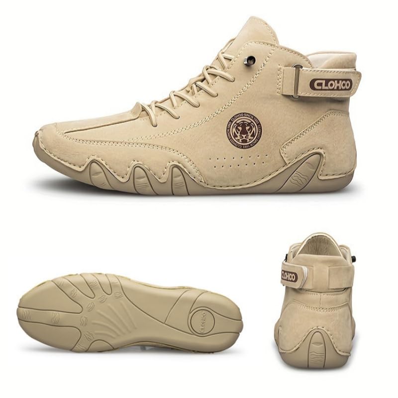 OrthoFree - ergonomische, schmerzlindernde Leder-Barfußschuhe Winterschuhe für Herren