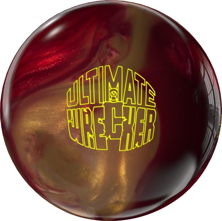 Roto Grip PRE-DRILLED Ultimate Wrecker Bowling Ball (This Item Includes a Free Bowlerstore Rubber Shammy- Colors Will Vary for The Shammy) 12lbs