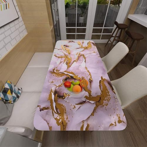 Image of VKR Waterproof Peel & Stick Wallpaper Roll | Removable Self Adhesive Vinyl Sheet for Kitchen Counter, Cupboards, Tables & Furniture Covering (Pink Gold, Pack of 1)