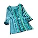 Produktbild TEFIIR Damen Bluse mit Knopfdruck Elegant Langarm Blusen Oberteile Hemd Leicht V-Ausschnitt T-Shirt Casual Hemd Herbst/Sommer Lose Tops Sweater