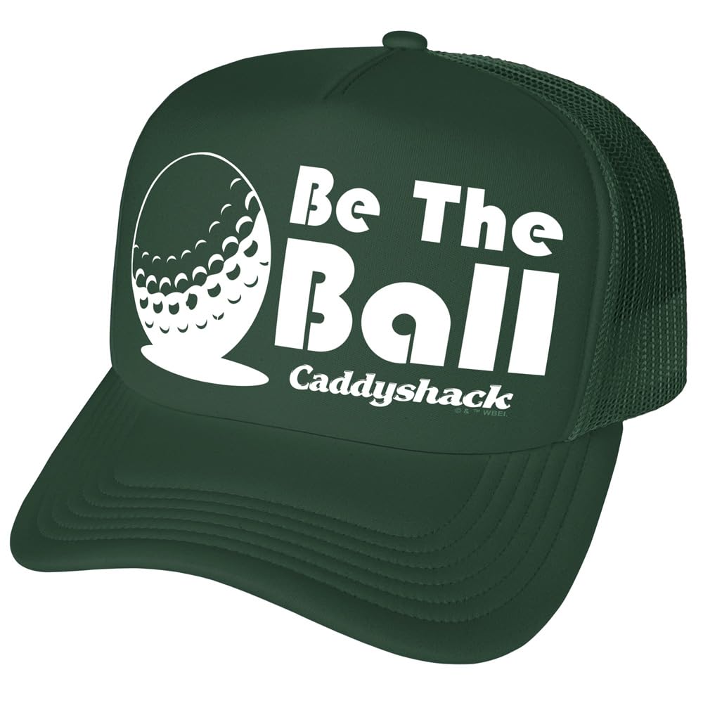 Popfunk Official Caddyshack Be The Ball Foam Snapback Trucker Hat - Unisex for Men and Women