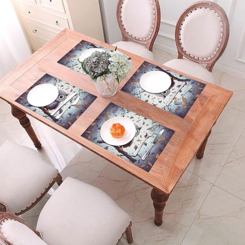 Set de table facile à nettoyer en PVC tissé pour protéger vos meubles - 6