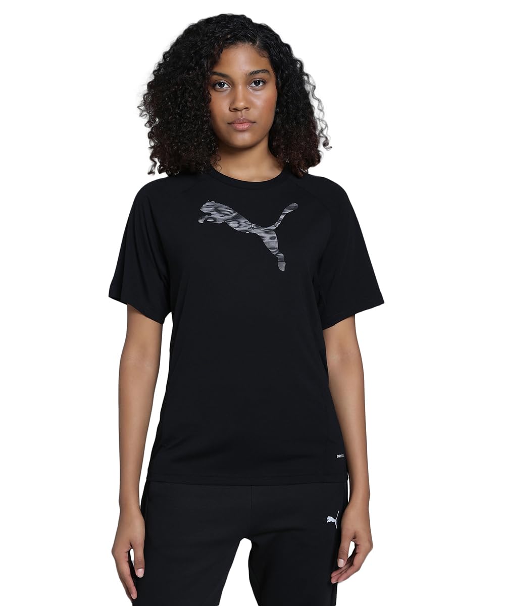 Puma Women's Printed Relaxed Fit T-Shirt in multi