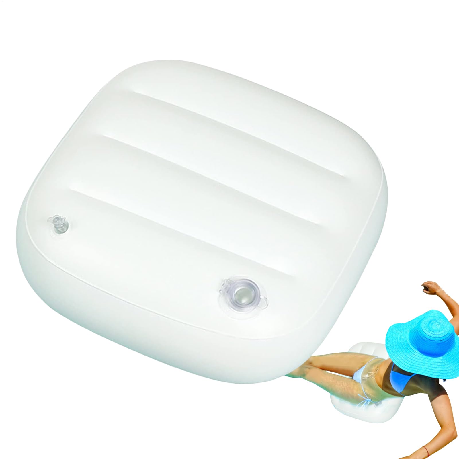 Asiento Elevador De SPA Y Bañera De Hidromasaje Cojín, Inflable Masaje para Bañera Hidromasaje, Asiento Elevador Hinchable para Adultos, Ccesorios Bañeras Ducha Baño