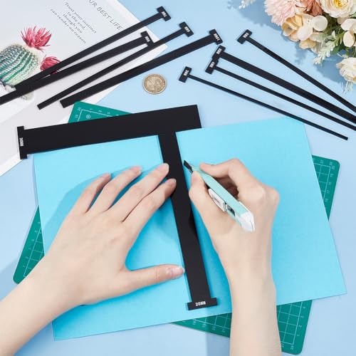 BENECREAT 10pcs Acrylic Bookbinding Spacer Tools Handmade Tools Bookbinding Supplies - Image 3
