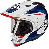 ARAI Tour-X 4 Break Blue Casco de Motocross (White/Blue,XS (53/54))