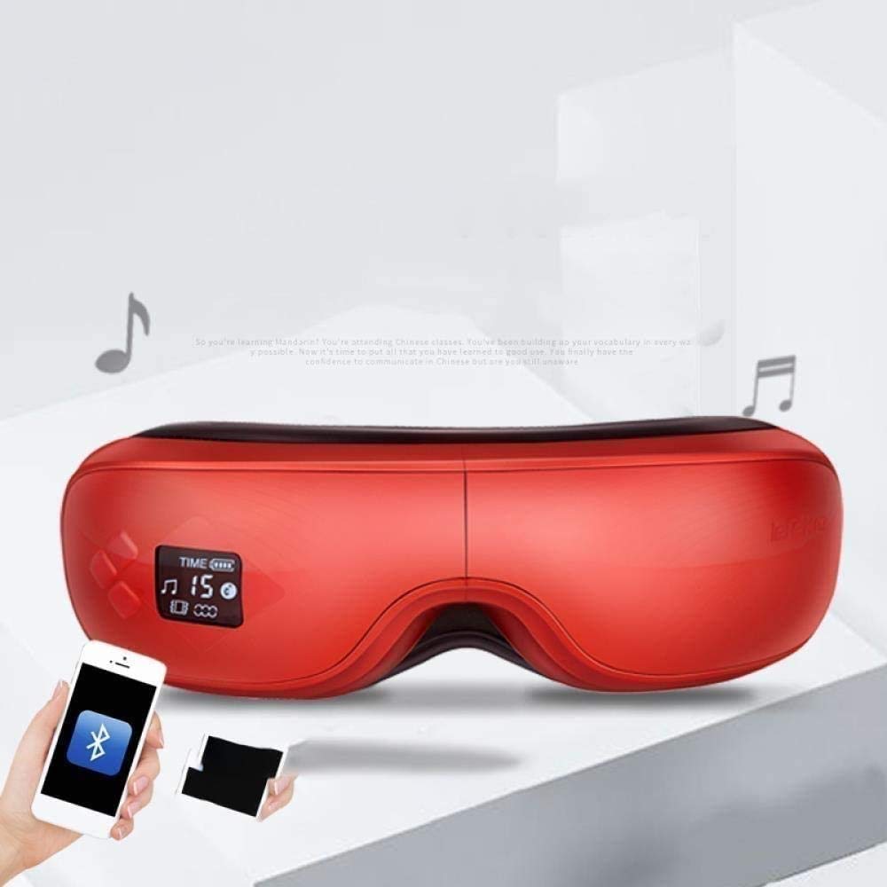 Massager Eye-Massager-with-Heat-Vibration, 180 ° Plegable, Masajeador de Shiatsu Portátil eléctrico para Ojos Secos Dolepos de Ojos Terapia de Alivio Fatiga Gran Idea de Regalo