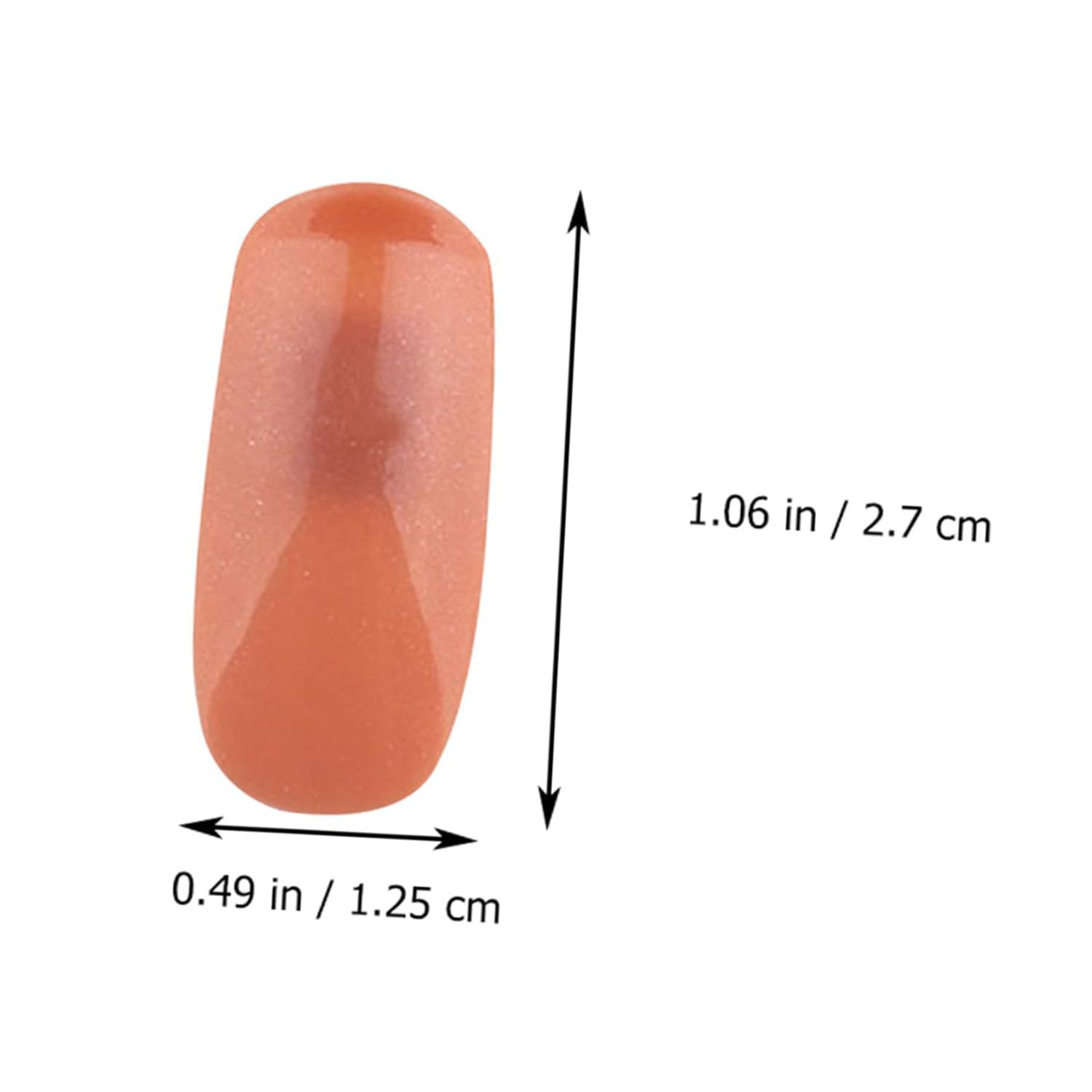 FUOYLOO Nail Art Practice Fake Nails Lightweight Plastic Manicure Reusable Manicure Supply