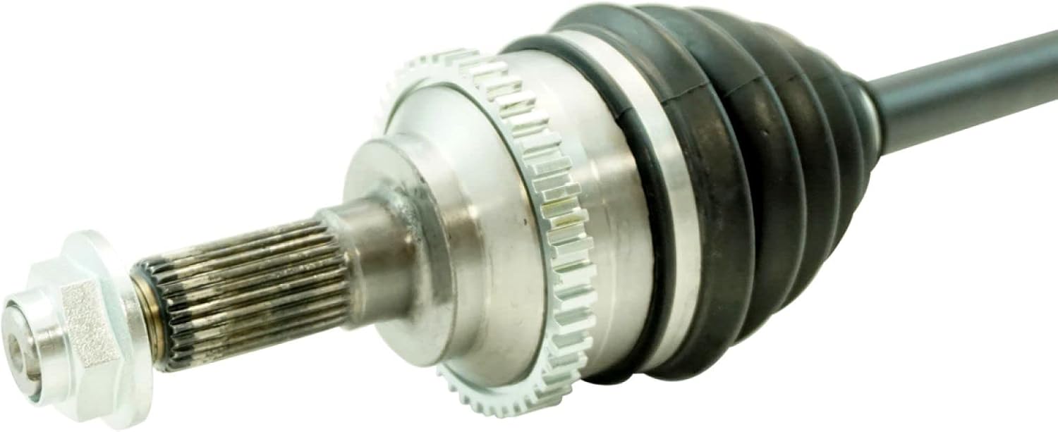 TRQ Front Right CV Axle Shaft Assembly Automatic Transmission Compatible with 1991-2003 Ford Escort 1991-1996 Mercury Tracer 1990-1994 Mazda 323