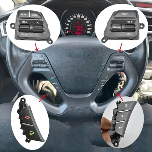 Commande volant multifonctionnelle pour KIA Rio 3 - 4