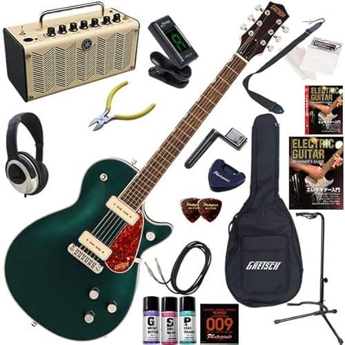 グレッチ エレキギター初心者入門 THR5が入ってる大人の19点セット G5210-P90 Electromatic/CGR(キャデラックグリーン)