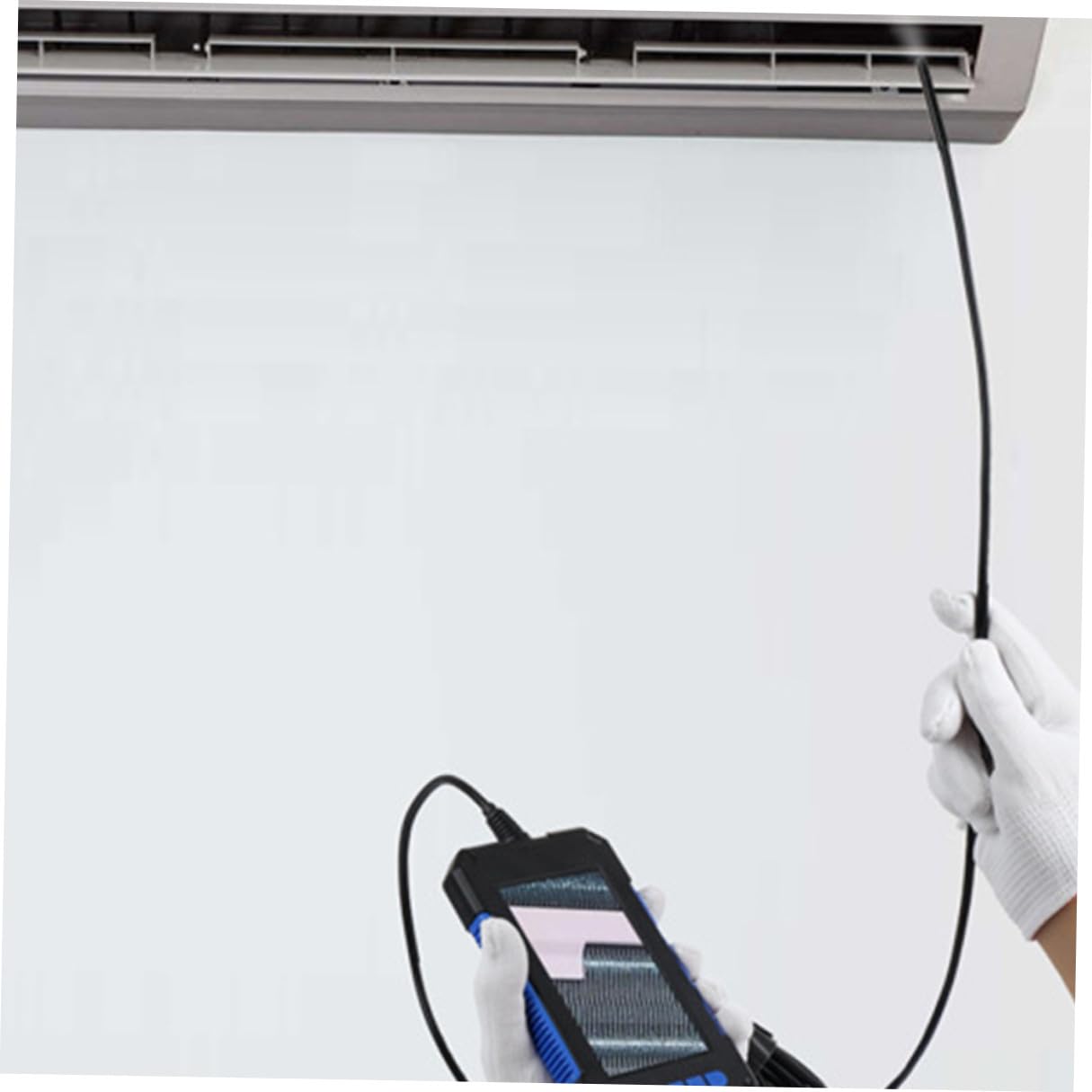 Industrial Digital Borescope 4.3-inch Waterproof Inspection Camera 5.5mm Lens 5m Hard Cable Pipeline Inspection Tool for Automotive and Industrial Use