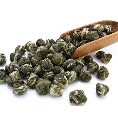 Tealyra - Imperial Jasmine Dragon Pearls - Loose Leaf Green Tea - Jasmine