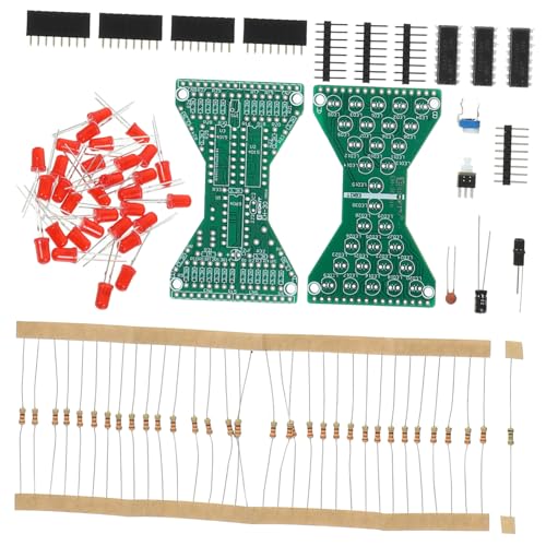 HONITANO Elektronisches Hourglass DIY Bausatz zum Löten Übungsset für Technikbegeisterte Tragbar Leicht Fördert Handwerkliche Fähigkeiten Geeignet für Fortgeschrittene Elektronikpraxis