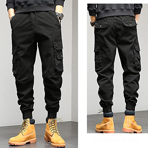 XYXIONGMAO Casual Overalls Functional Loose Trousers Tactical Harem Hip Hop Streetwear Techwear Cargo Pants for Men2