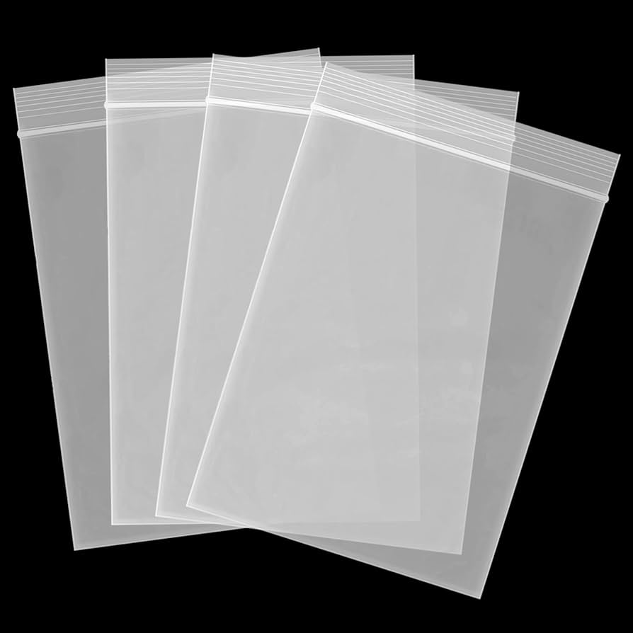 600 Pack 2'' x 3'' Clear Resealable Zip Plastic Bags, 2 Mil