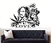 Vinile Adesivo Bob Marley Leone Reggae Musica Wall Art Murale Poster Rimovibile Decorazione Della Casa 69*57C Mc