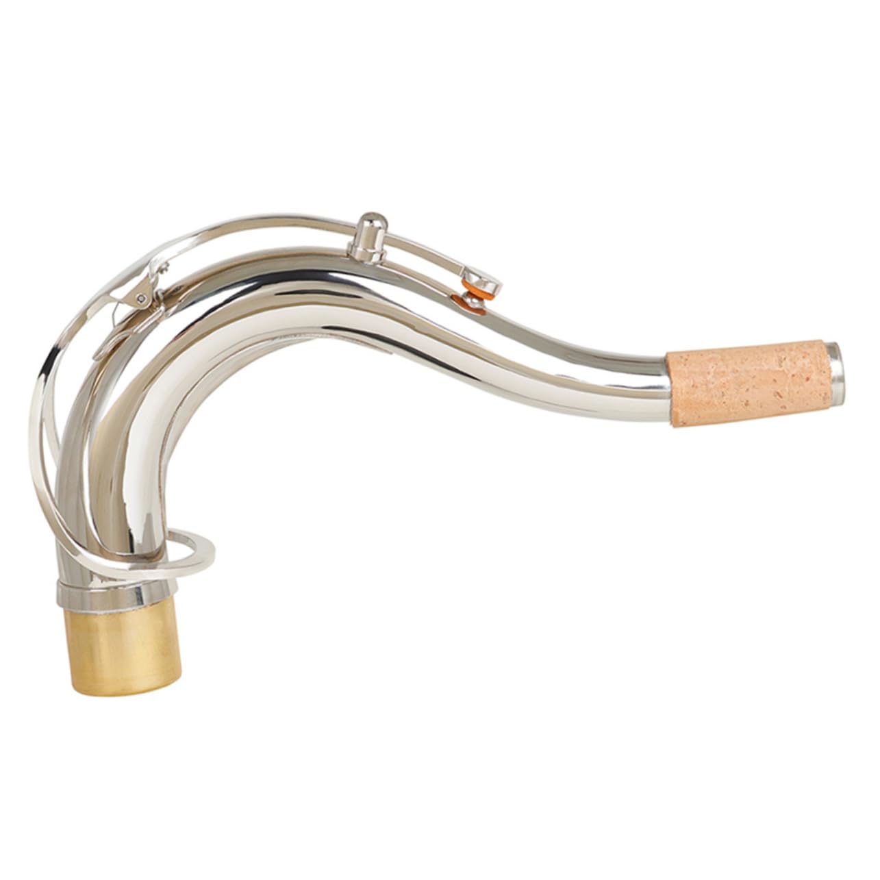 Yardwe Saxophone Neck Bend for Tenor Saxophone for B Flat Tuning Plated Durable Replacement for Tenor Sax Accessories