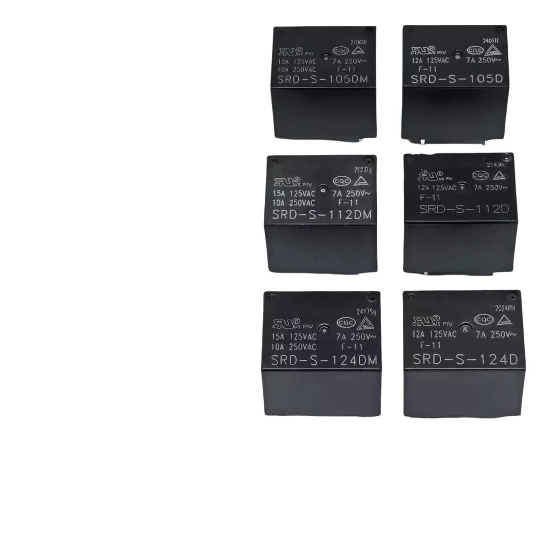 PKNVKZIDK 10PCS SRD-S-105DM 4PIN RELAY 5VDC