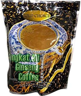 Gold Choice Instant Tongkat Ali Ginseng Coffee ( 12 Pack )