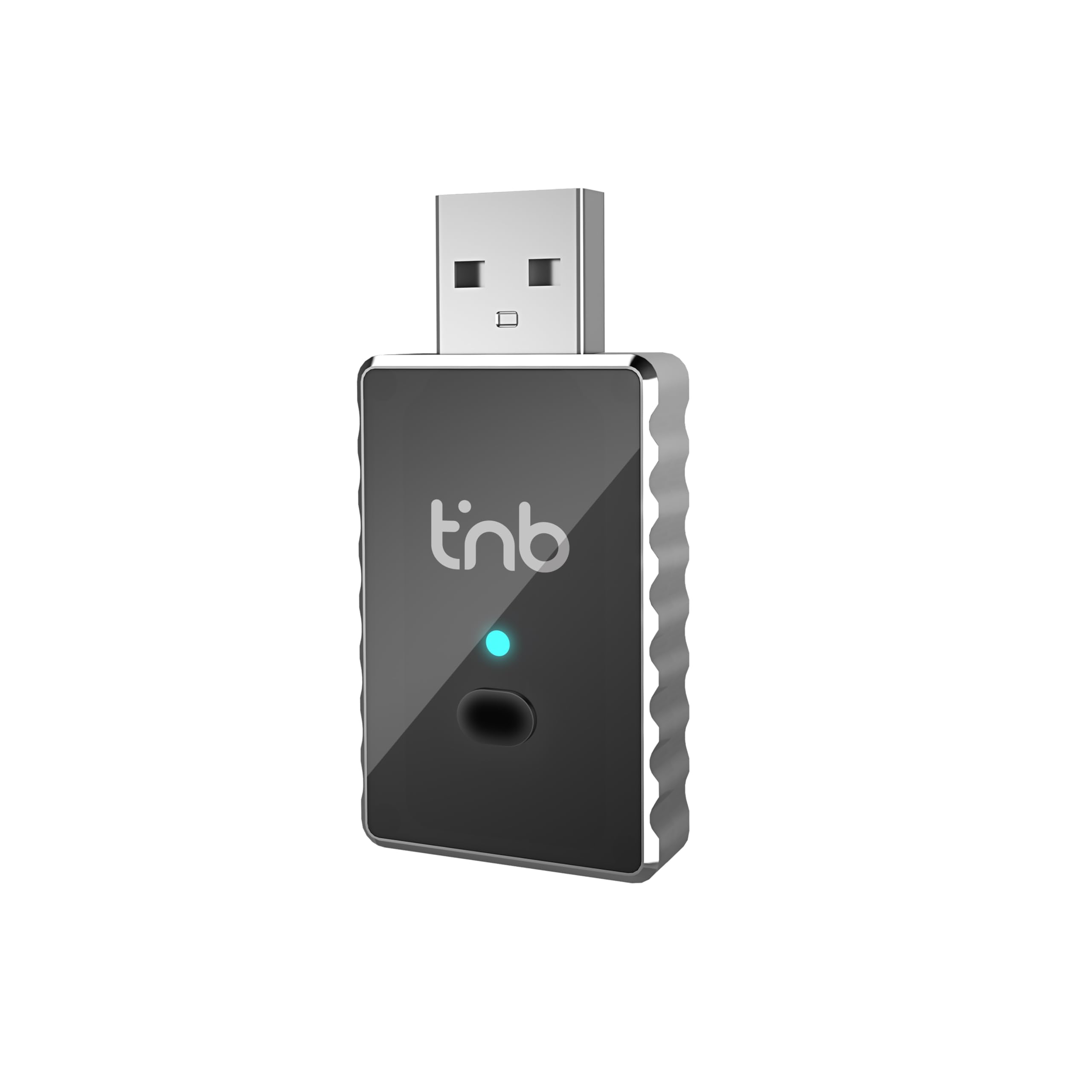 T'nB - Adaptateur sans Fil pour CarPlay & Android Auto, Connexion Automatique, Plug & Play, Bascule par Boutons Physiques, Mises à Jour FOTA, Câble USB Et USB-​C Inclus - Noir