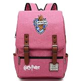 JIJOZN Harry Sac à dos décontracté Serdaigle Potter College Sac de voyage tendance, rose, M