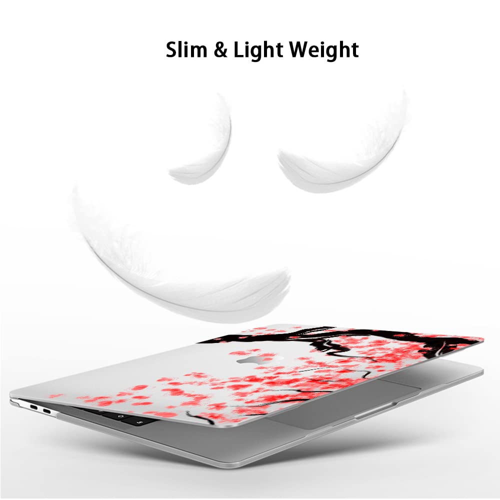 YOPAS Custodia Compatibile con MacBook Air M4 M3 M2 13,6 Pollici 2025 2024 2022 A3240 A3113 A2681, Plastica Cover MacBook Air 13 & Tastiera Cover & Protezione Schermo, Drago