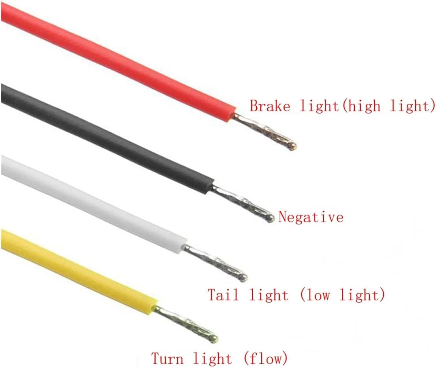 Mini uniwersalne wskaźniki Zestaw świateł motocyklowych LED do bagażnika, podwójnych tylnych, pionowych, z kierunkowskazami, do motocykla, ze światłem tylnym i światłem hamowania, w