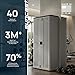 Suncast Tall Storage Cabinet, Platinum Resin Garage Storage Cabinet with Doors & Shelves, Plastic, Lockable, Freestanding Utility Closet for Tools & Supplies, Made in USA