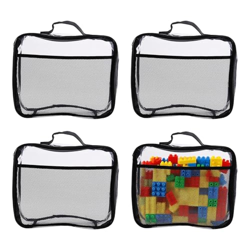 Bolsa de PVC Transparente con Cremallera para Guardar Juguetes 2