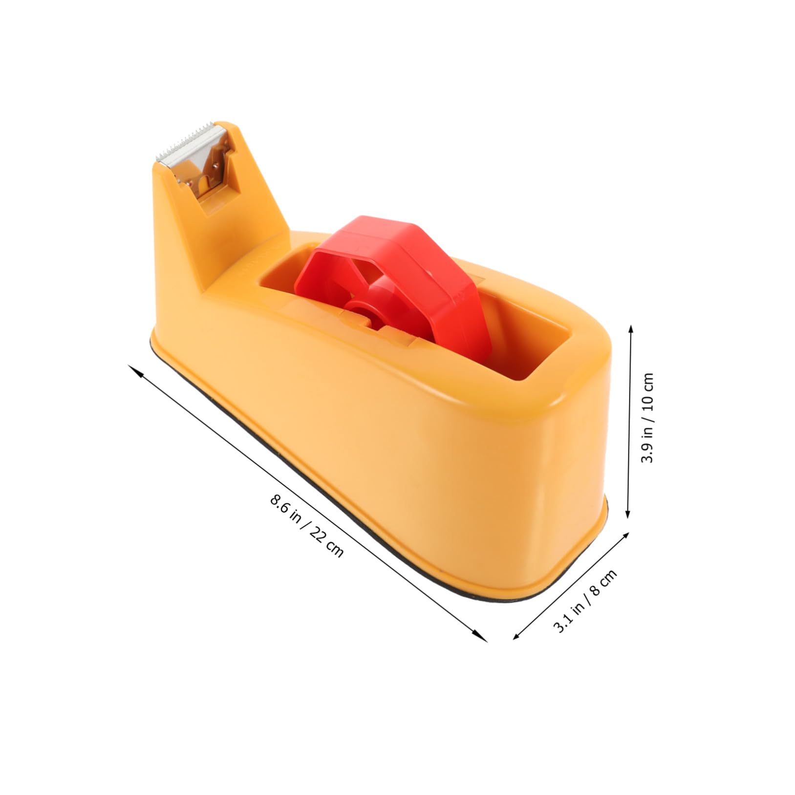HOMSFOU Distributore Nastro Adesivo Manuale Con Taglierina Dispositivo Per Cartone e Spedizioni Design e Casual